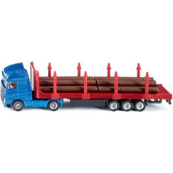 Samochód ciężarowy do transportu drewna model metalowy SIKU S1659